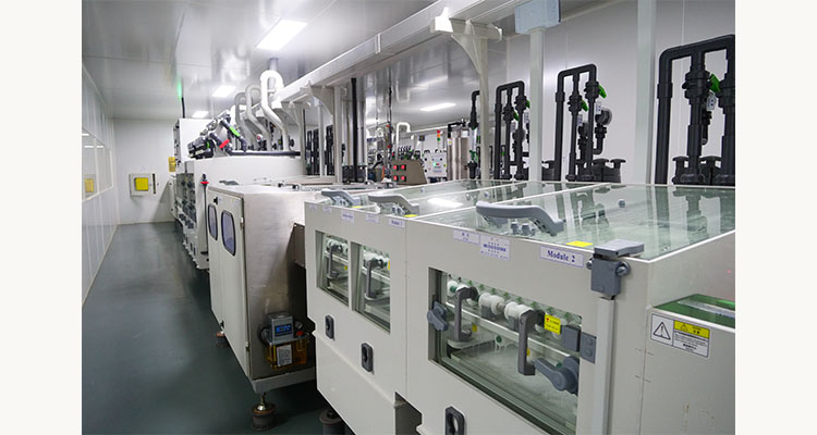 Pressing/medium thickening line