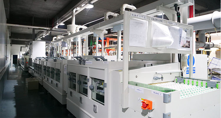 Alkaline etching line/SES