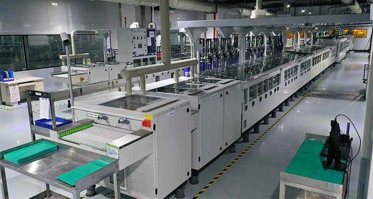 Acid etching line/DES