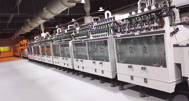 Acid etching line/DES